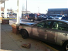 Car Crash Into a Building Column