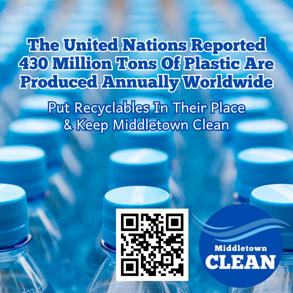 Plastic Bottle Recycling Graphic Middletown Clean 