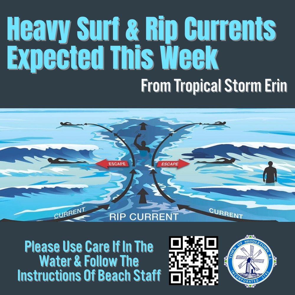 Heavy Surf And Rip Current Graphic Tropical Storm Erin 81925