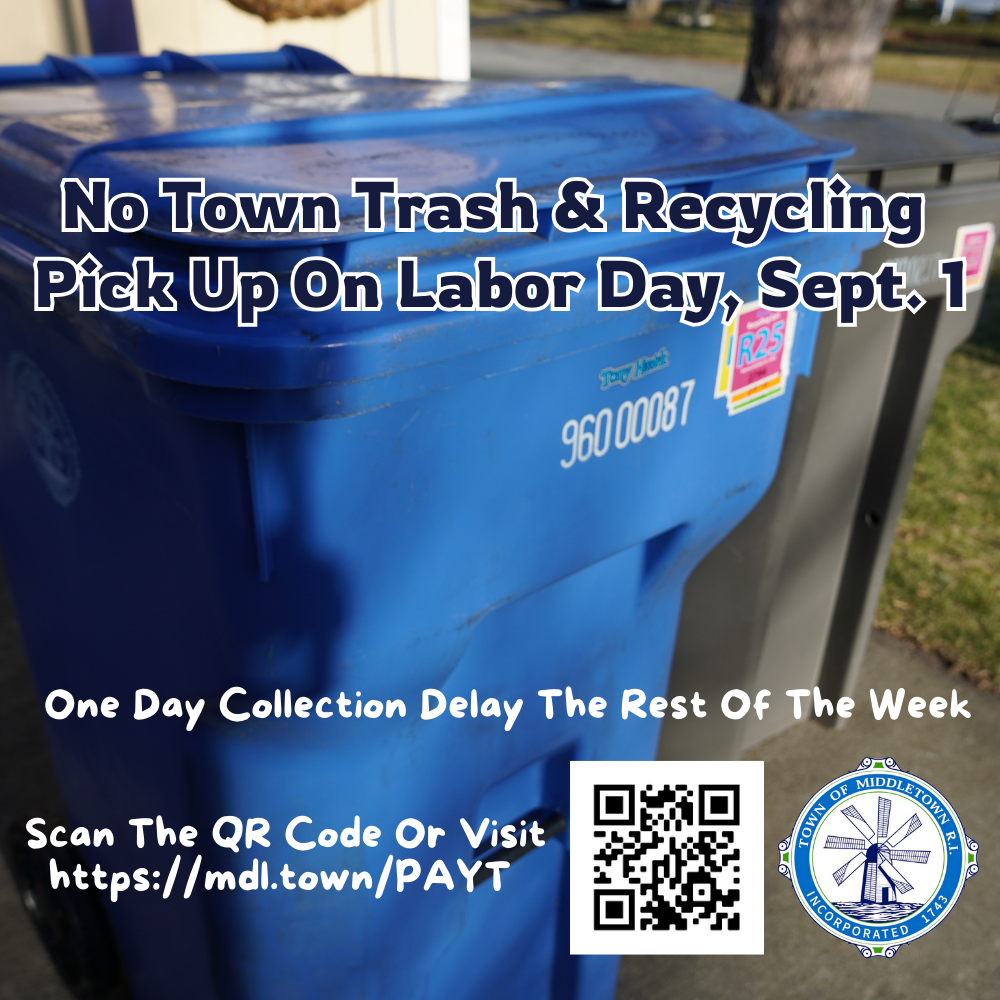 Labor Day 2025 Trash And Recycling Delay Graphic