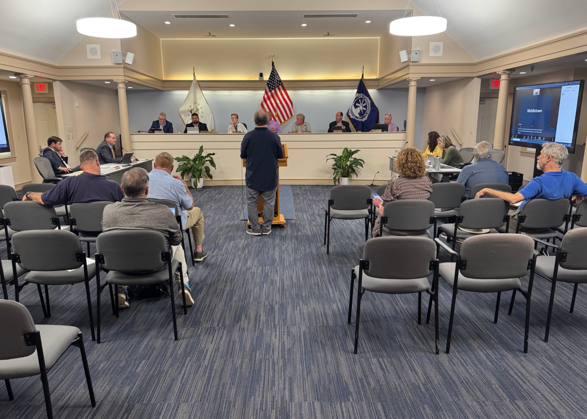 Ed Collins Speaks To The Town Council 9225