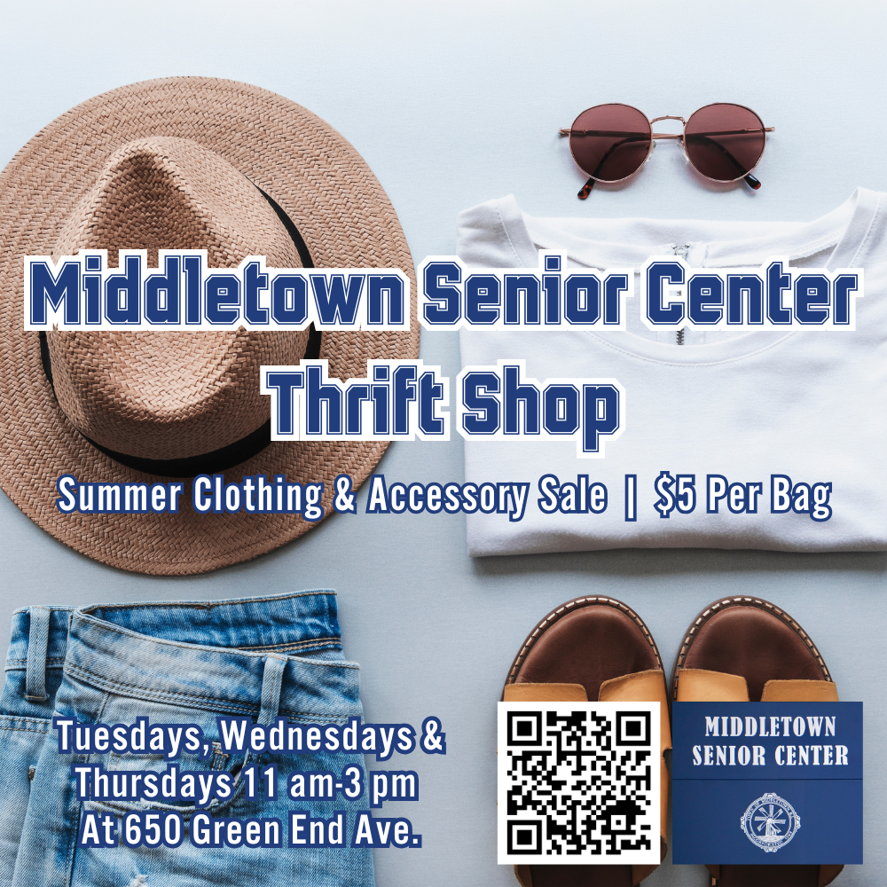 Senior Center Thrift Shop $5 Bag Sale 92425