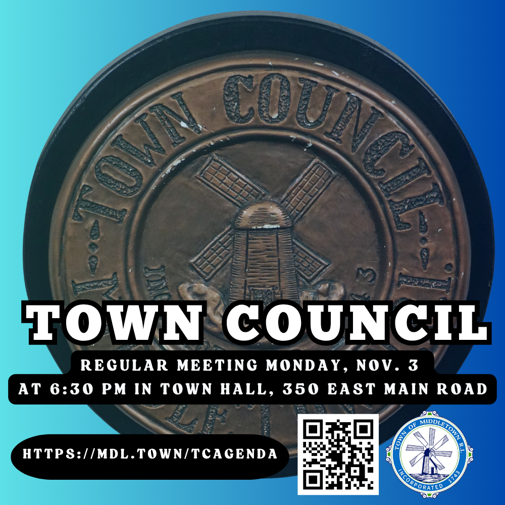 Town Council Advance Graphic For 11325 Meeting Town Council Seal With Fade Blue