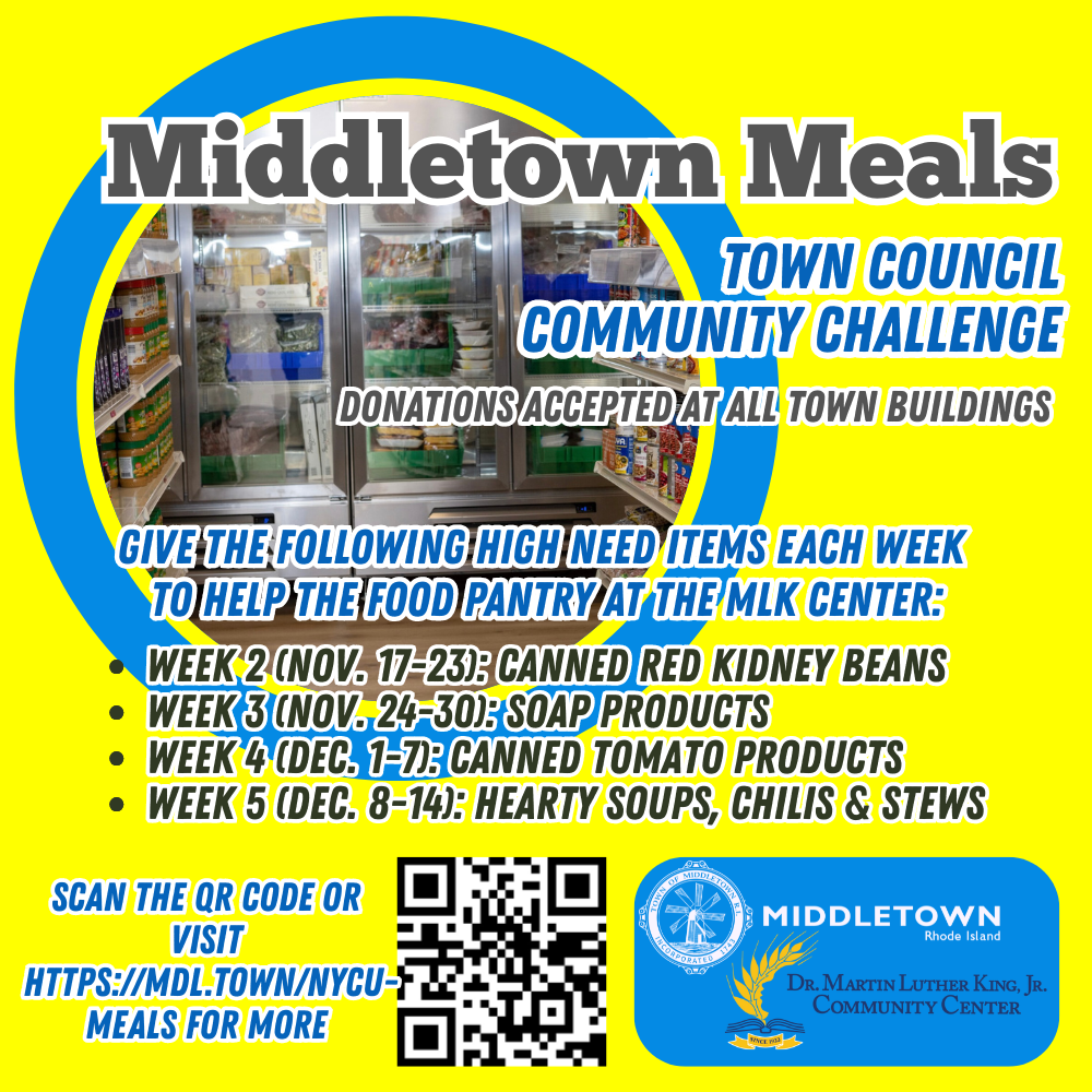 Middletown Meals Town Council Community Challenge All Encompassing Graphic