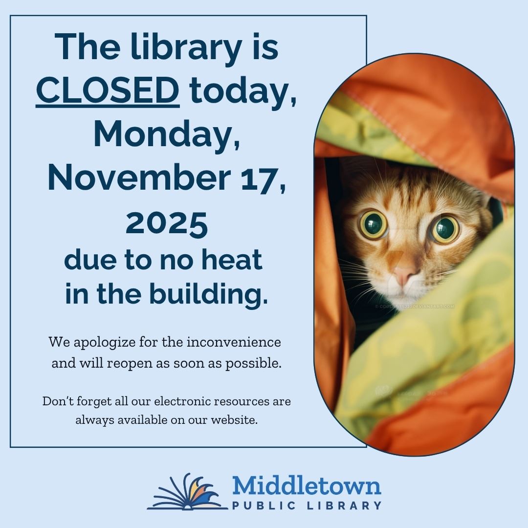 Library Closed Due To Heat Issues Cold Cat 111725