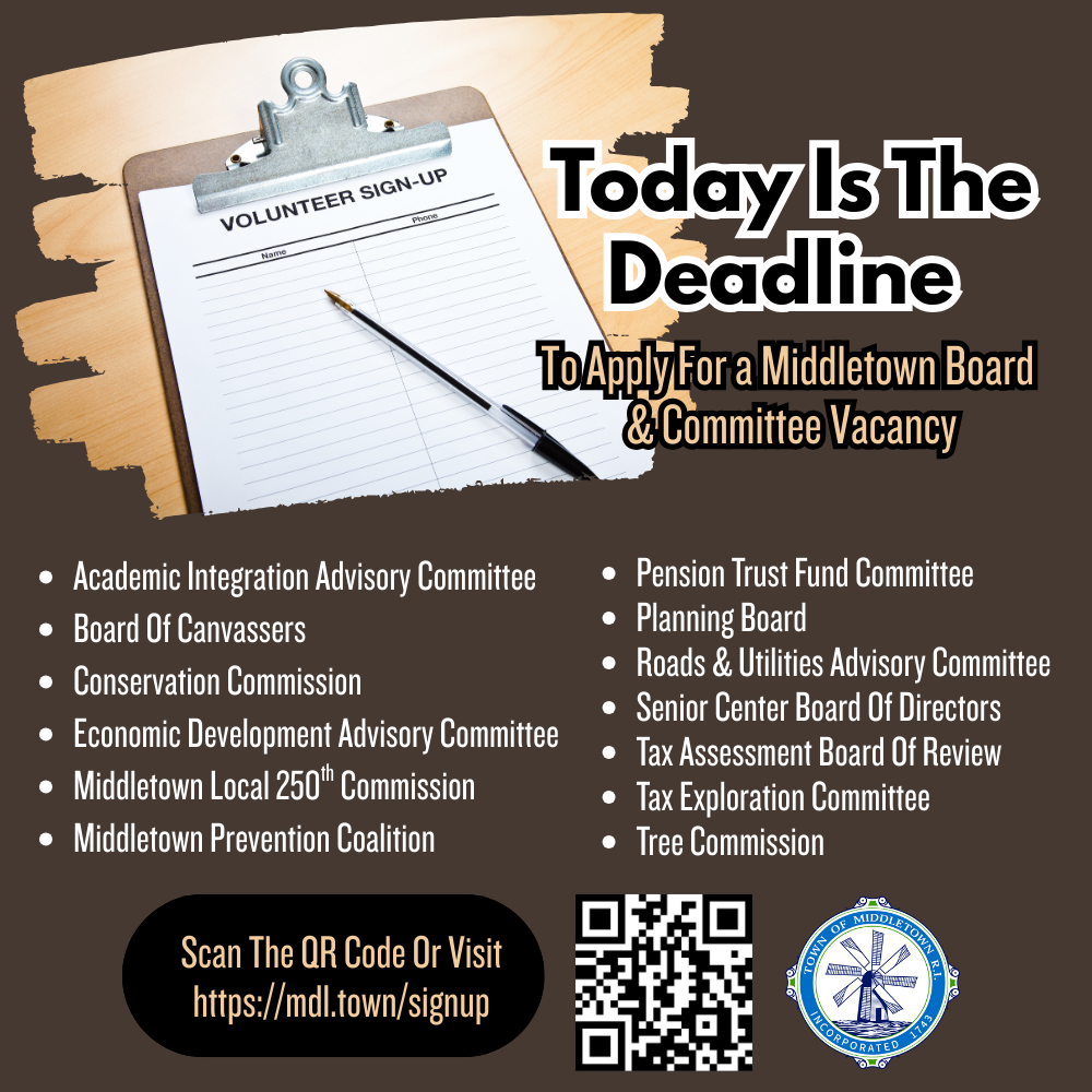 Volunteer Deadline Today Graphic With Clipboard 12626
