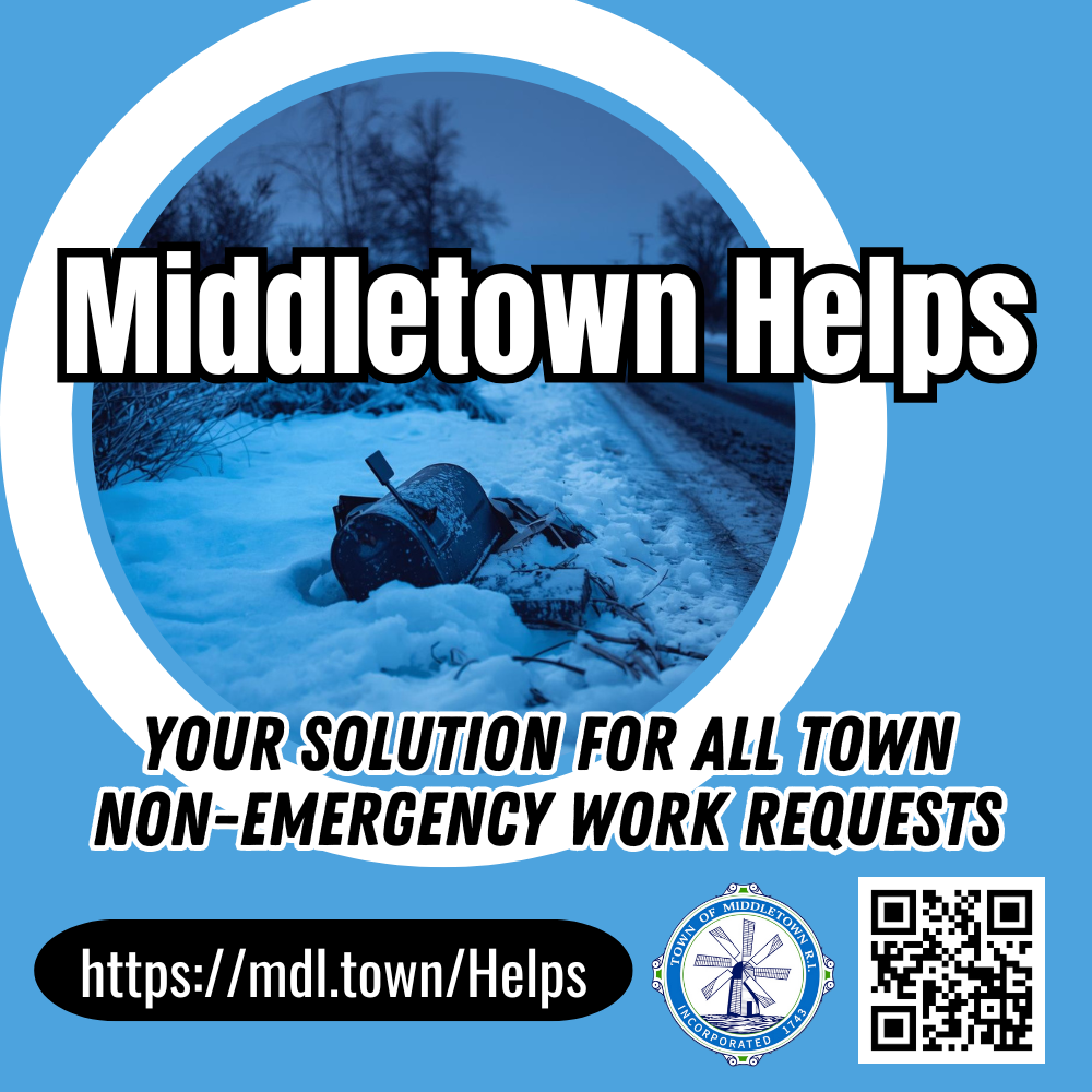 Middletown Helps Light Blue Graphic With Damaged Mailbox 2226