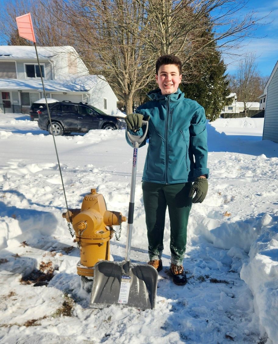 Austin Brasel MFD Hydrant Snow Clearing Challenge Winner 12526