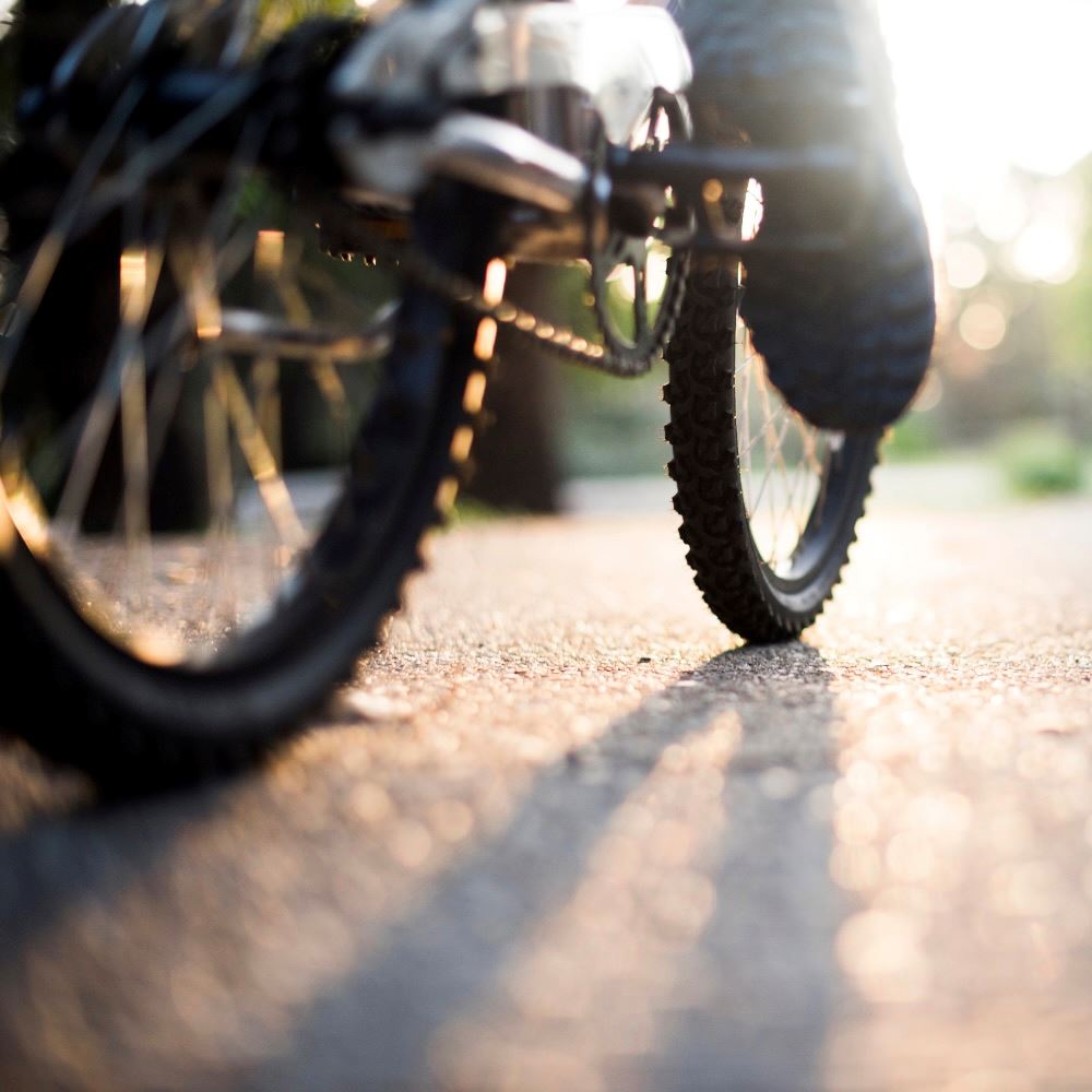 E-Bike Standalone Photo Foot On Pedal