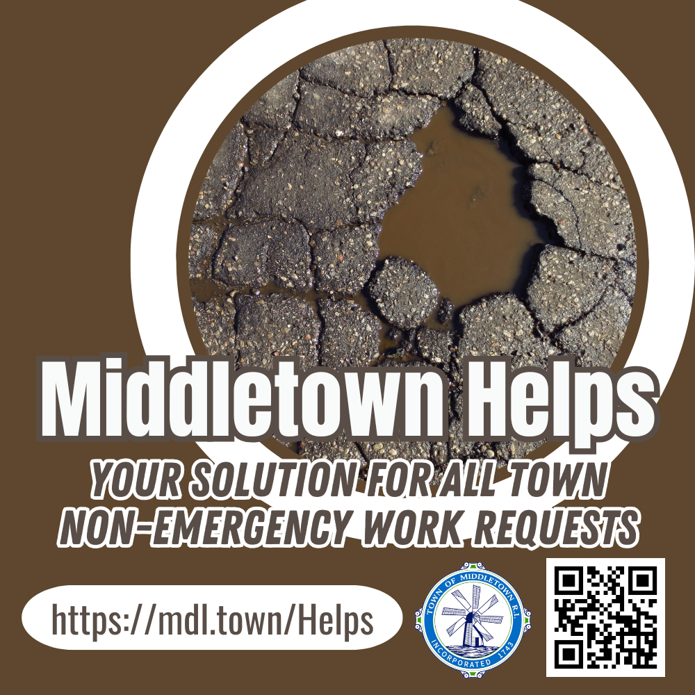 Middletown Helps Pothole Brown