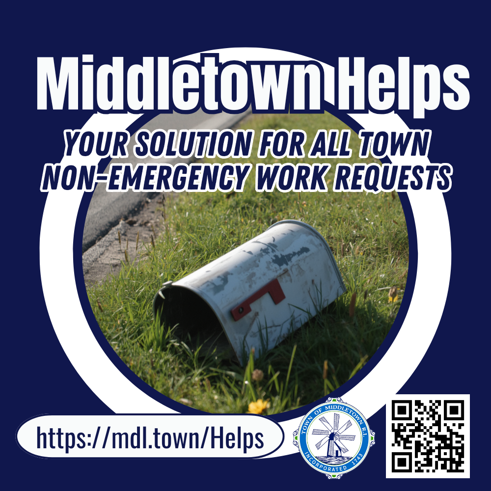 Middletown Helps Busted Mailbox