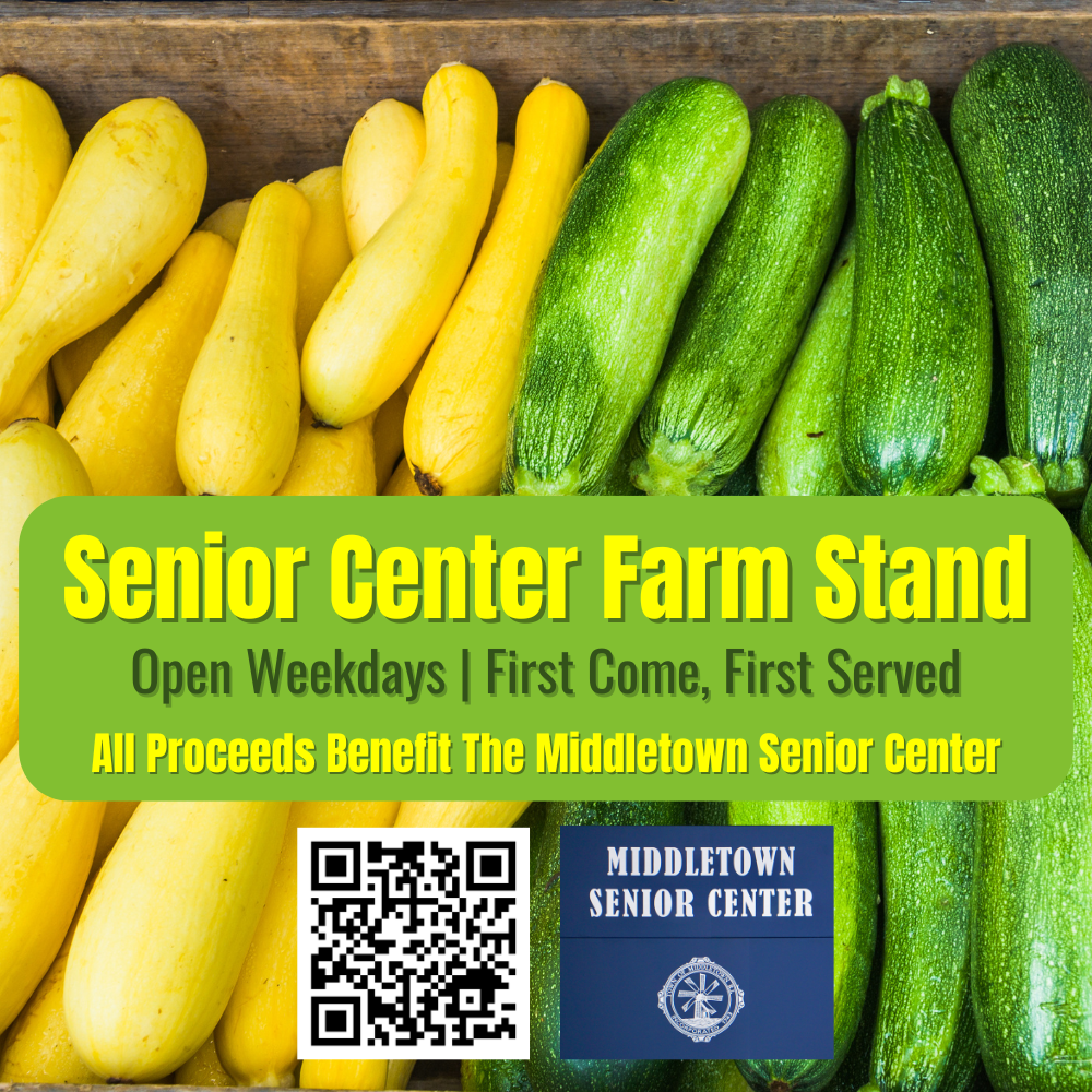 Senior Center Farm Stand Graphic Squash And Zucchini 
