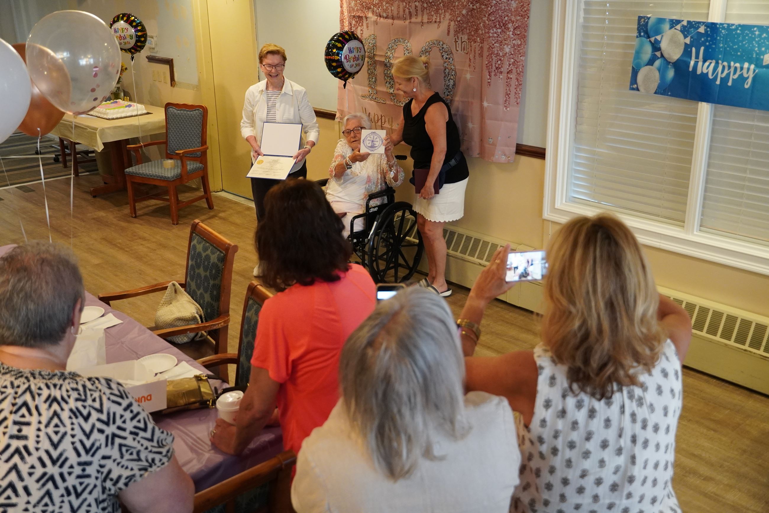 Prucia Francis 100th Birthday Party John Clarke Senior Living Photo 4