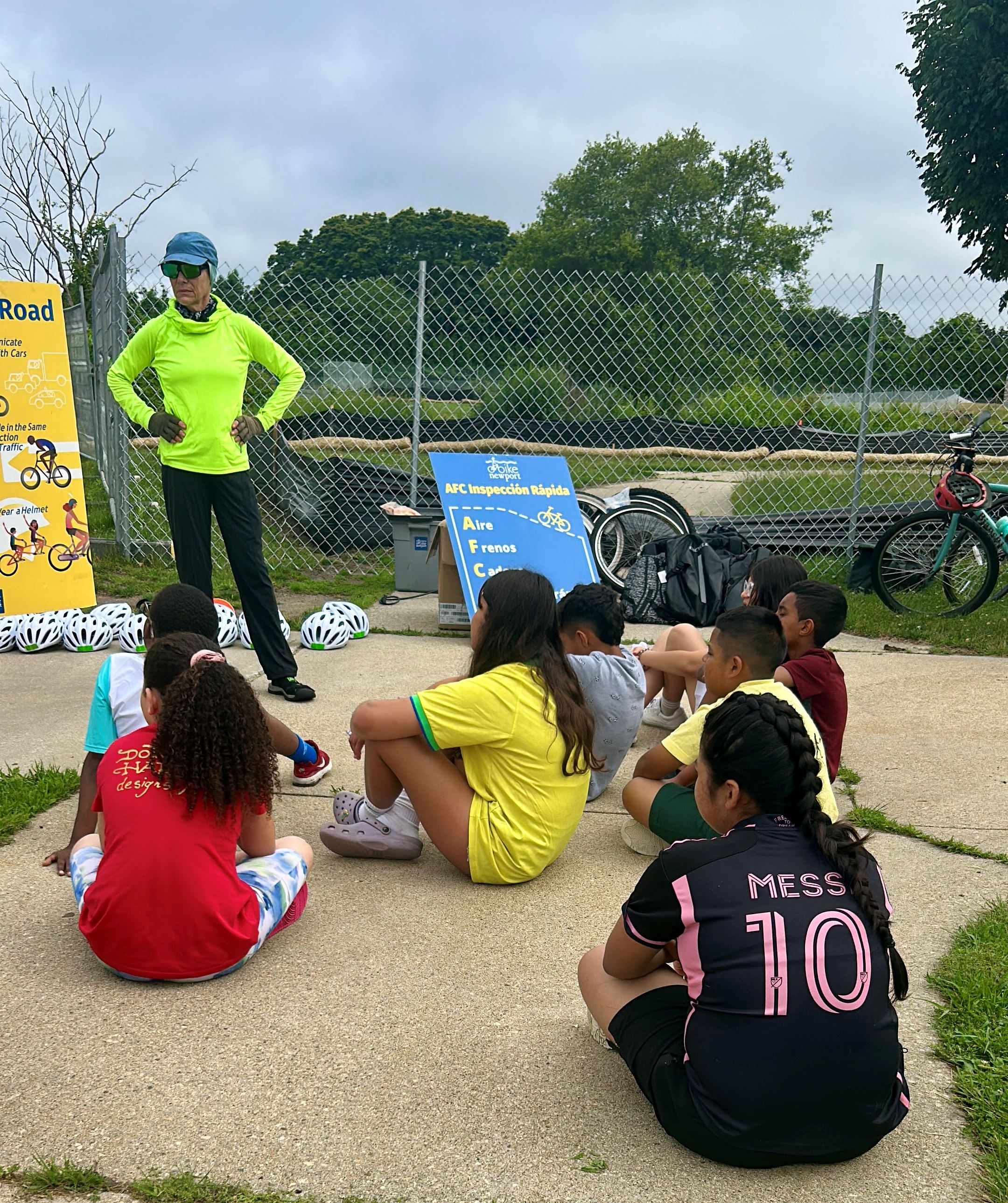 Bike Newport Safety Demonstration At Gaudet Middle School July 11 2025 Photo 3
