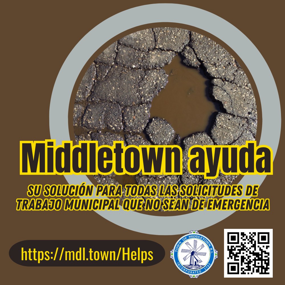 Middletown Helps Graphic Pothole 72825 Spanish