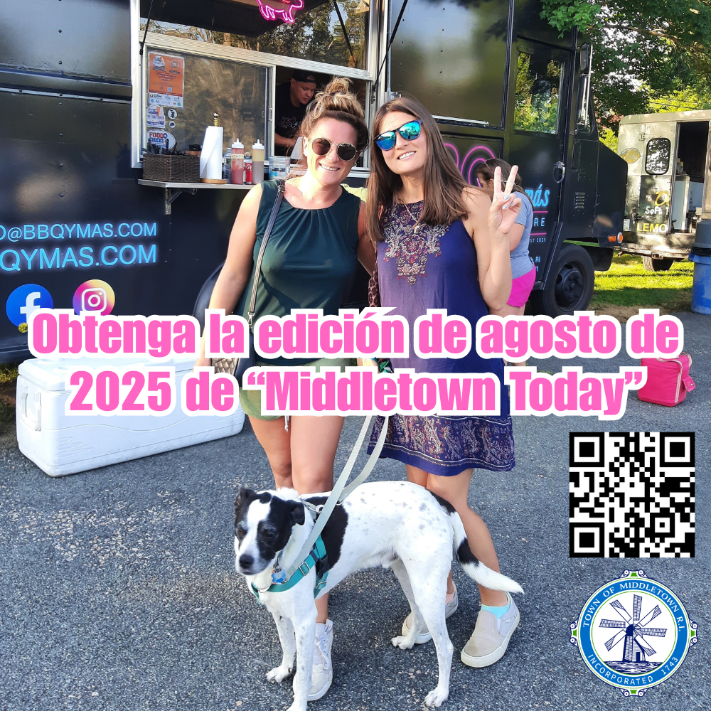 Middletown Today August Graphic Women In Front Of Food Truck Spanish