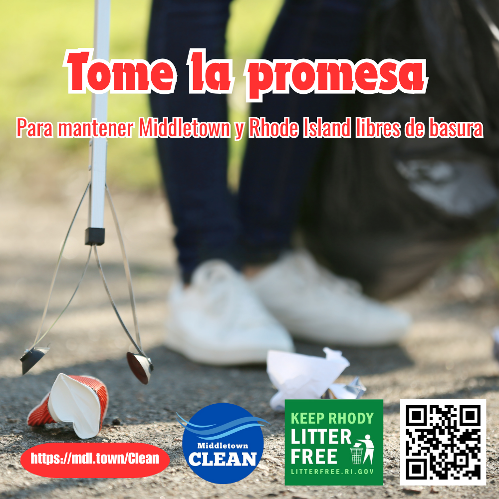 Take The Pledge Graphic Picker Getting Garbage With Red Lettering Spanish