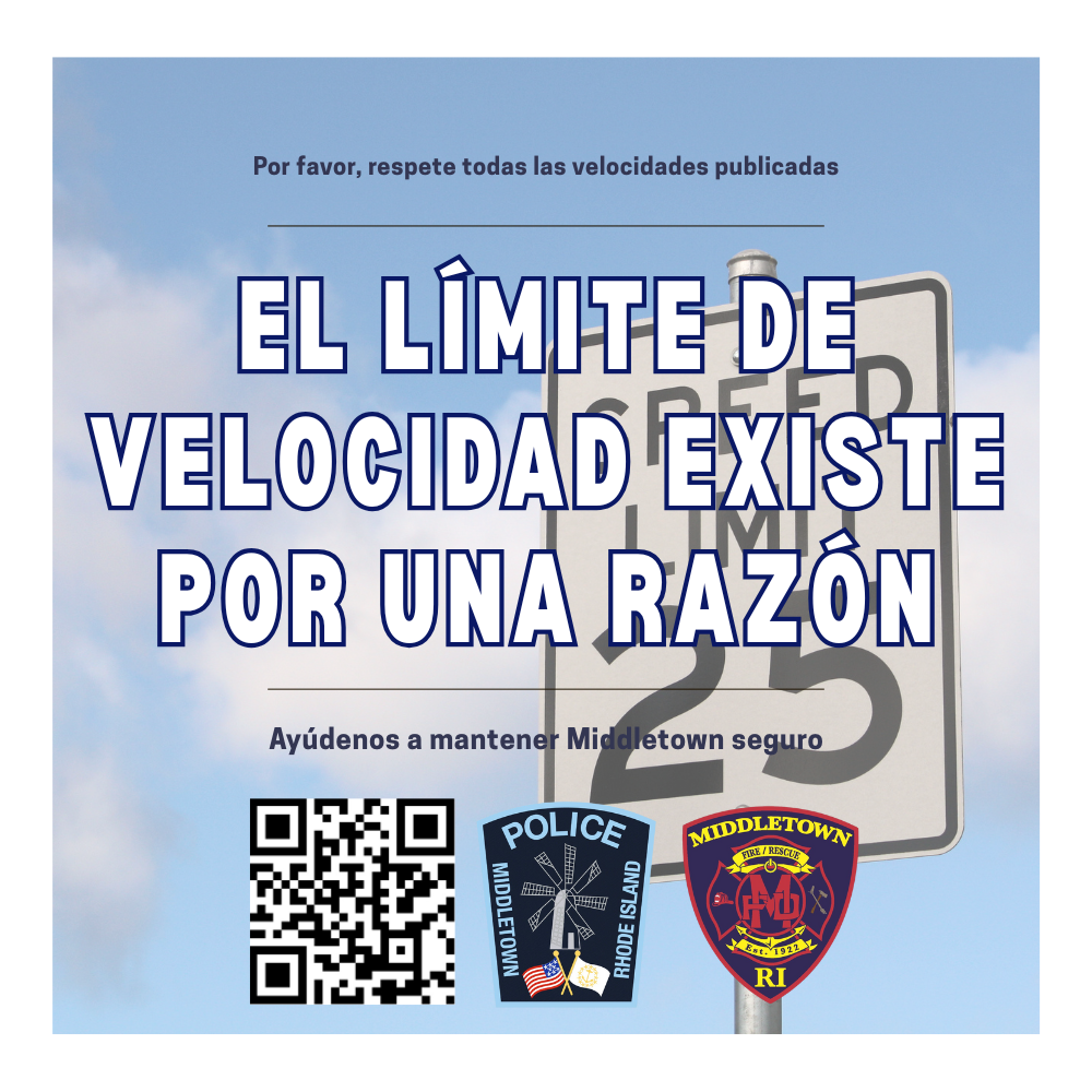 Speed Limit Graphic With 25 MPH Sign Spanish