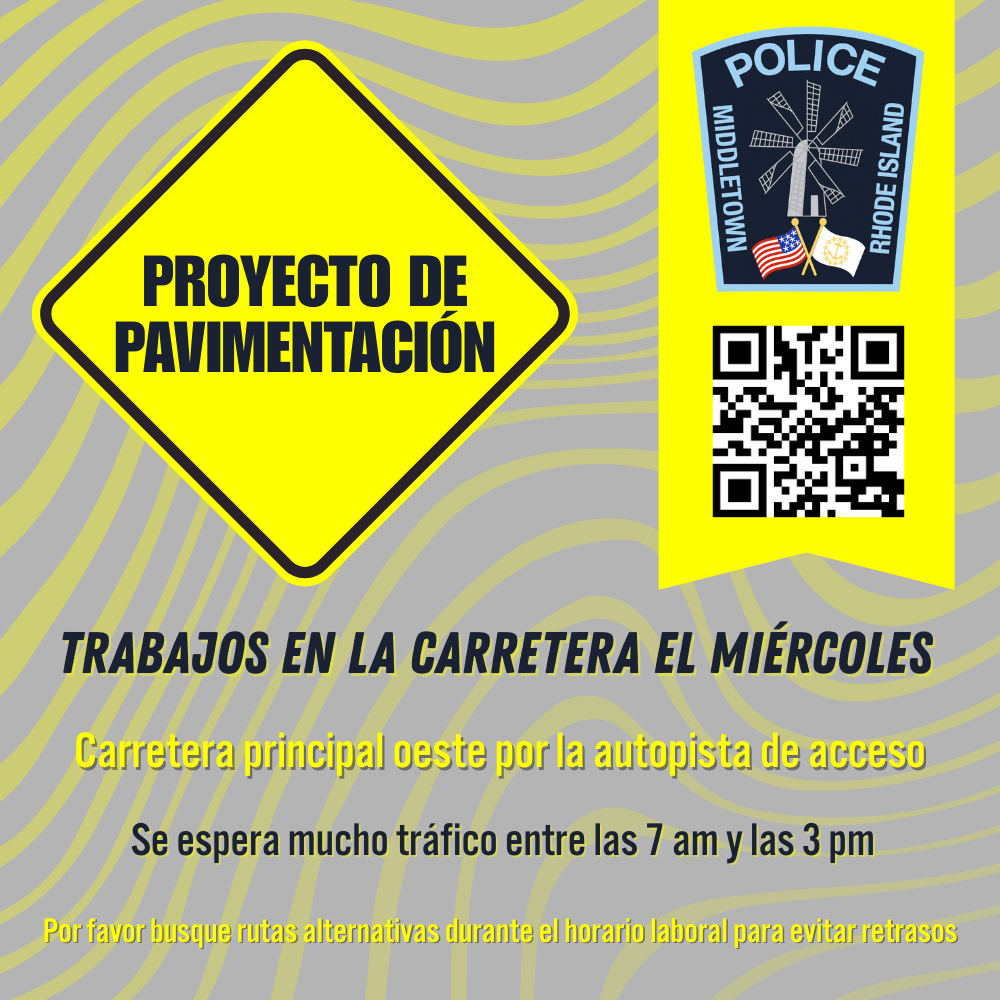 West Main Road Paving Work By Access Highway 82025 Spanish