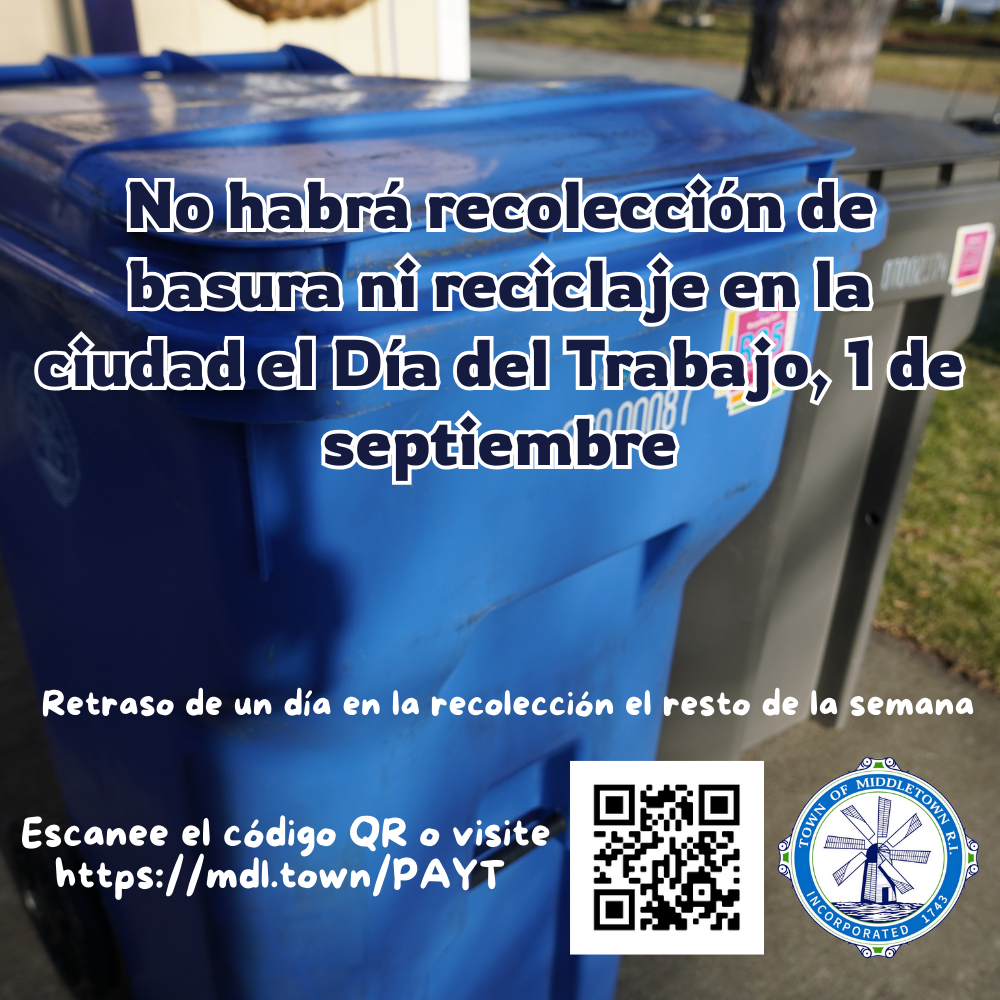 Labor Day 2025 Trash And Recycling Delay Graphic Spanish