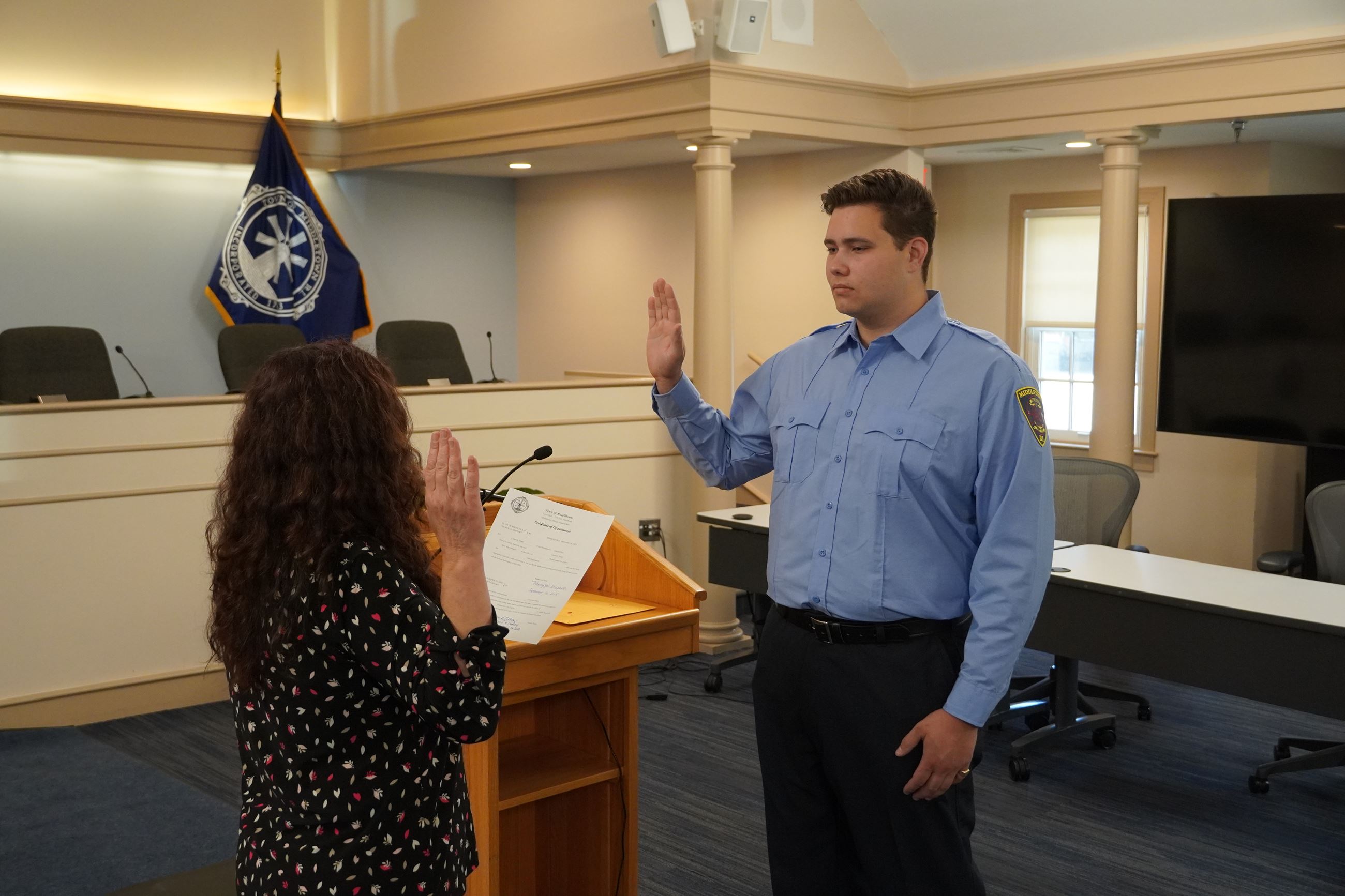 Swearing In Of Matthew Hook & Cameron Neary 91625 2