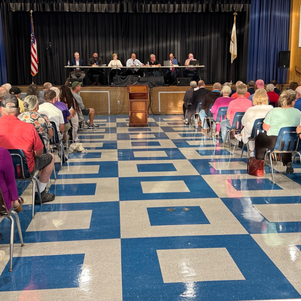 Middletown Center Public Hearing 91625 Shiny Floor
