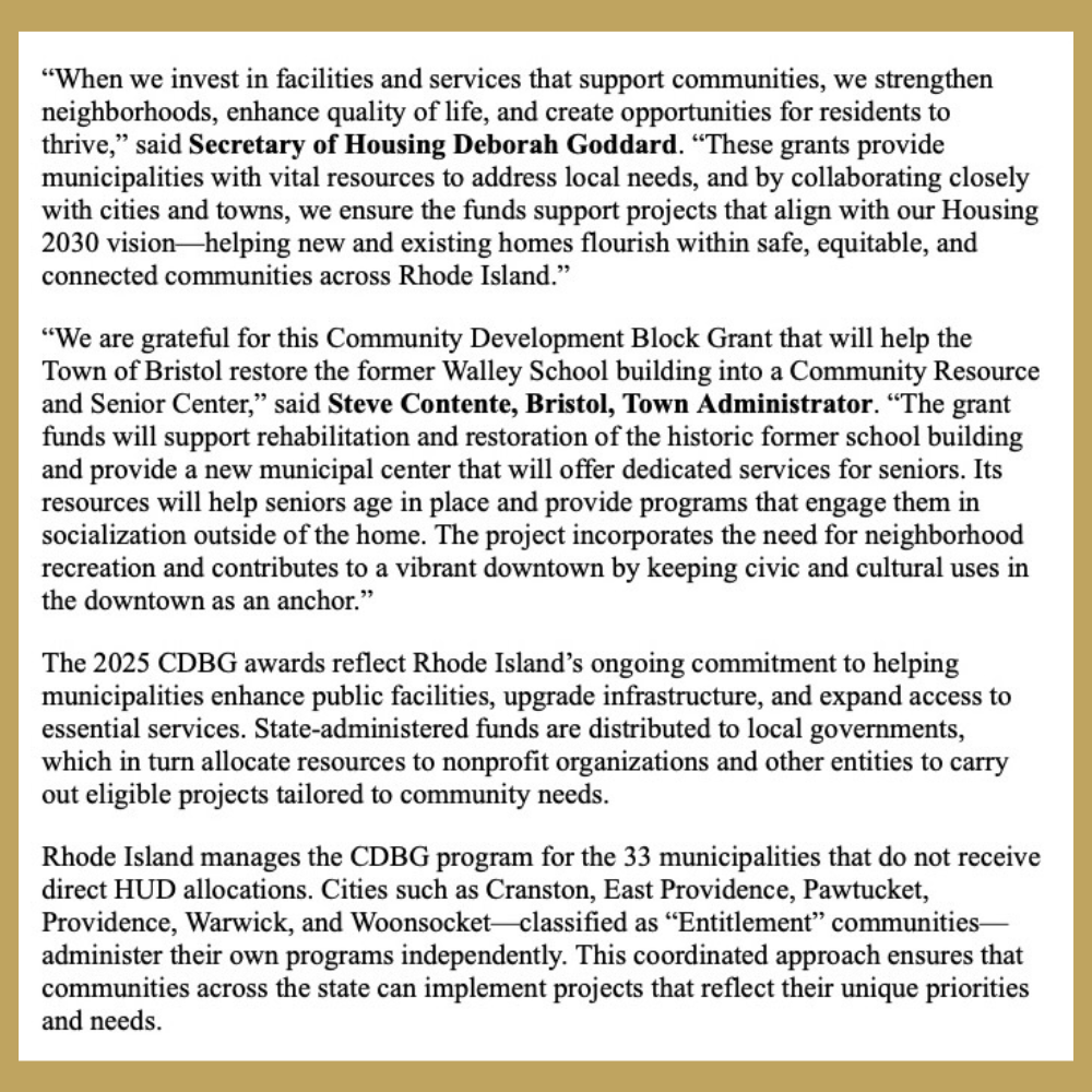 Team RI CDBG Announcement 91725 2