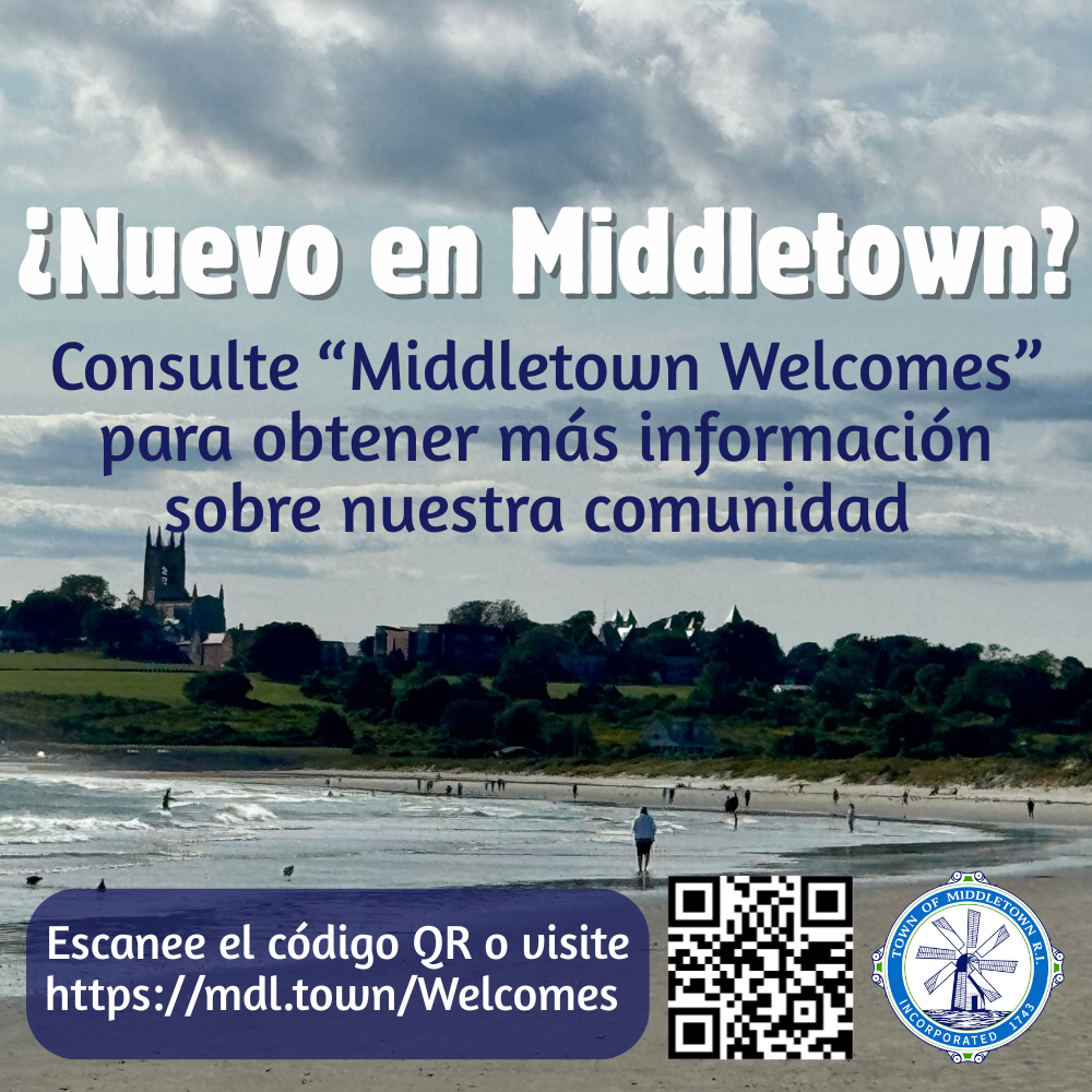 Middletown Welcomes Beach Graphic 92225 Spanish 