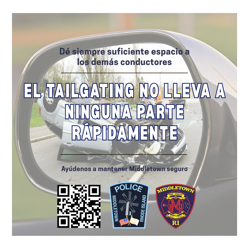 Safe Driving Series No Tailgating 92525 Spanish