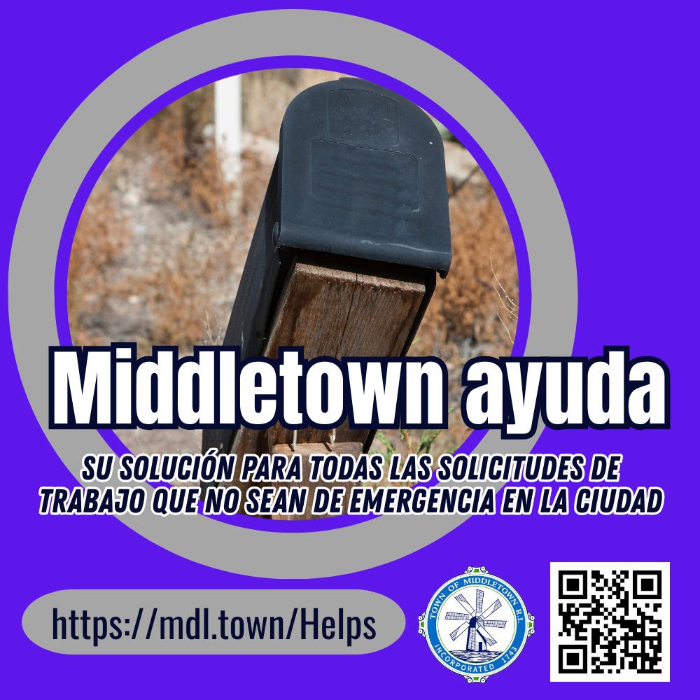 Middletown Helps Graphic 92925 Broken Mailbox Spanish