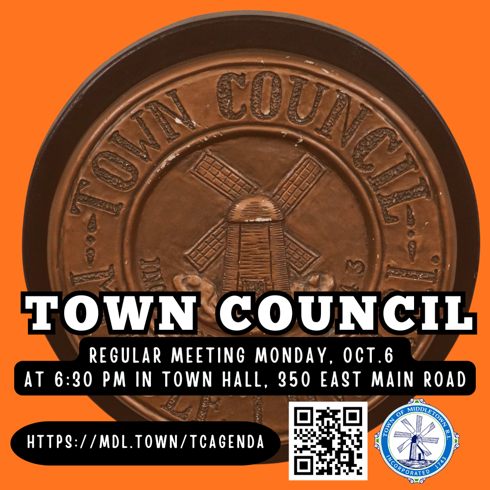 Town Council Regular Meeting Announcement 10625 Orange