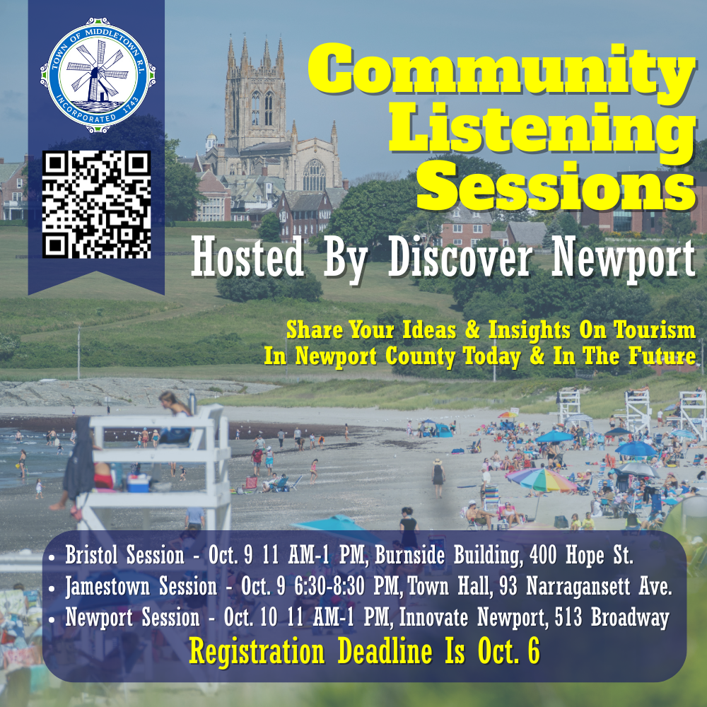 Community Listening Session By Discover Newport Graphic Second Beach