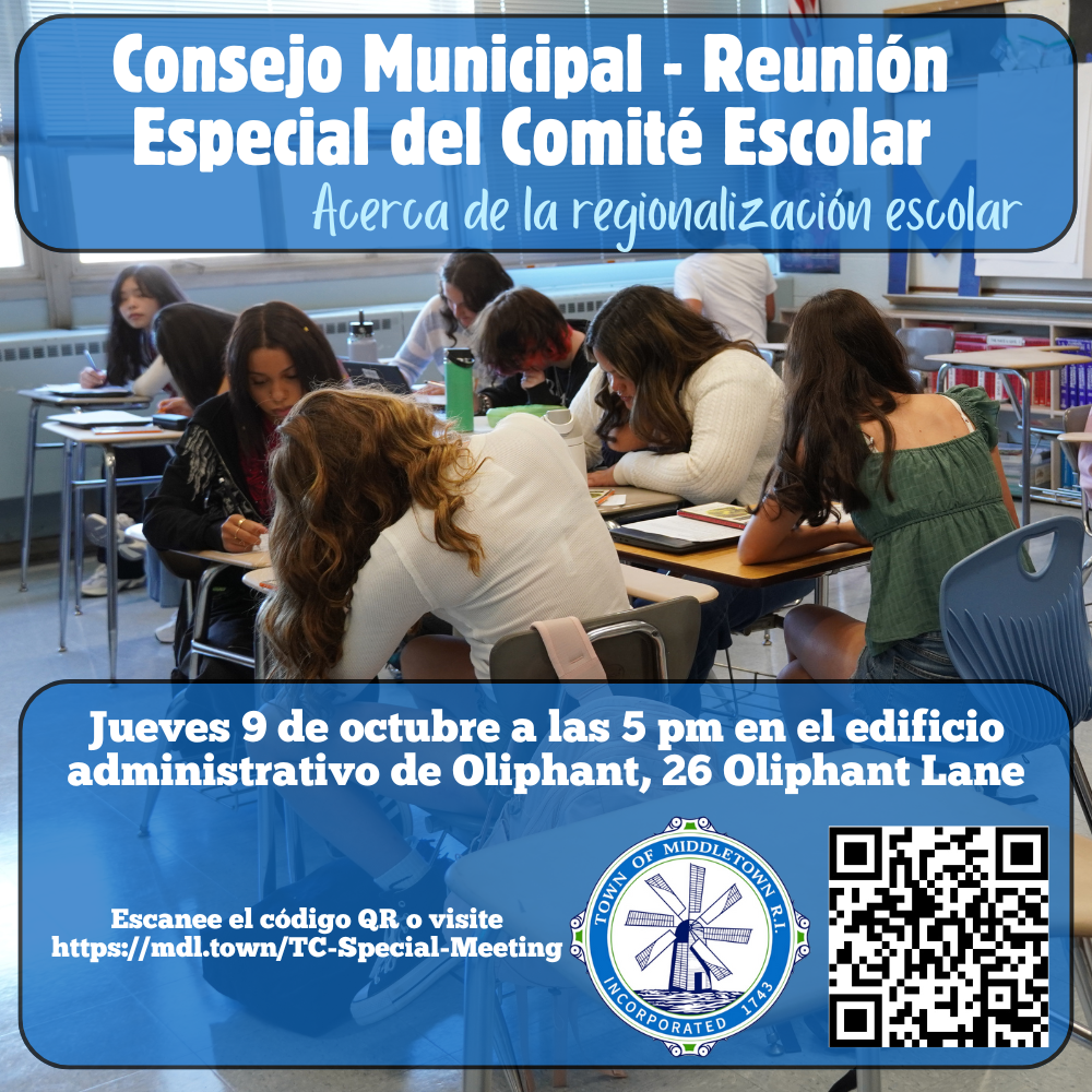 Town Council - School Committee Special Meeting On Regionalization Graphic 10925 Spanish