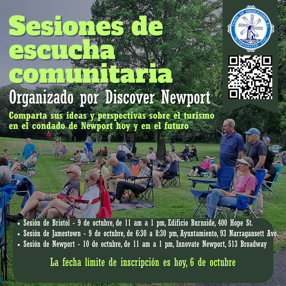 Community Listening Sessions By Discover Newport About Tourism Paradise Park Graphic 10625 Spanish