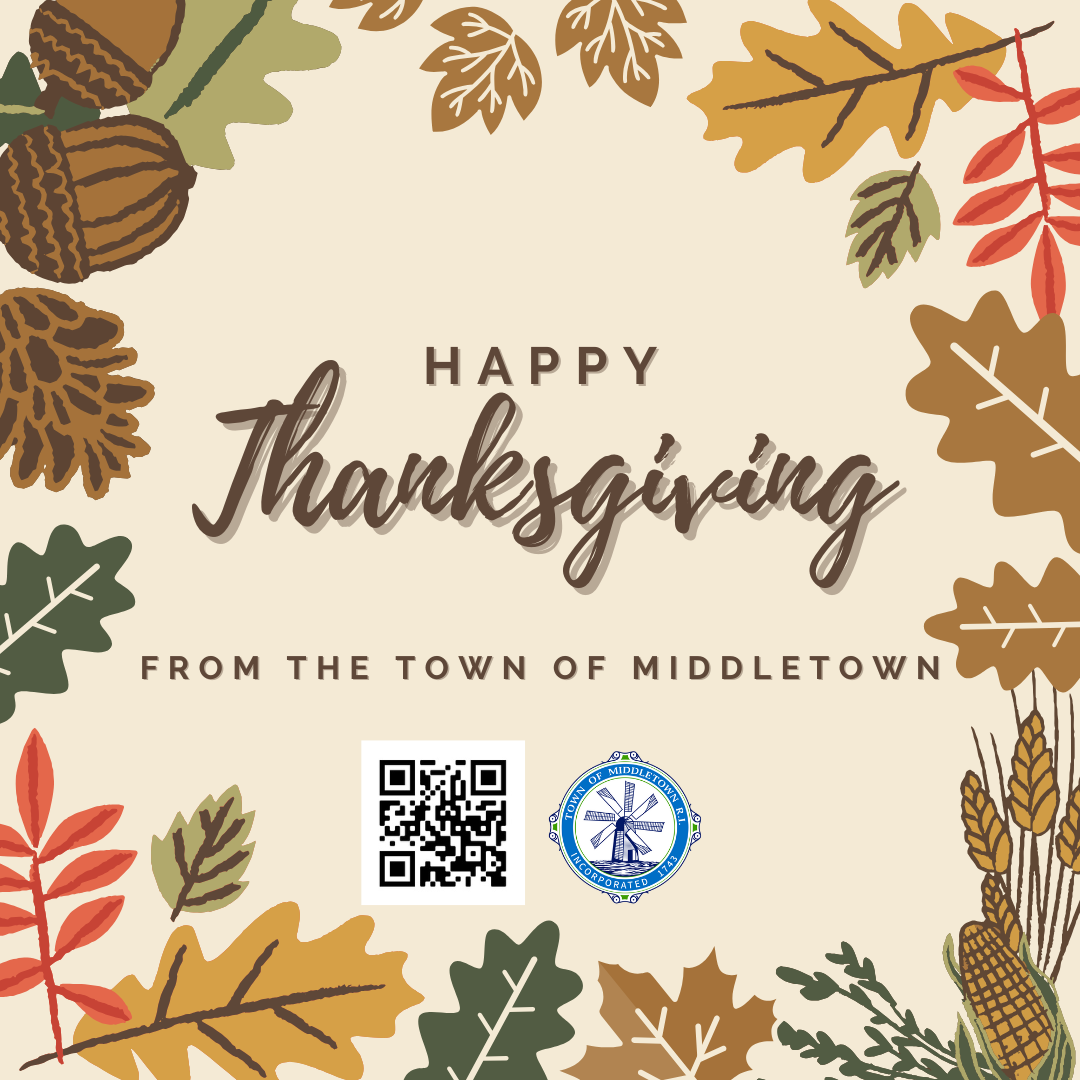 Happy Thanksgiving Graphic Tan With Autumn Theme