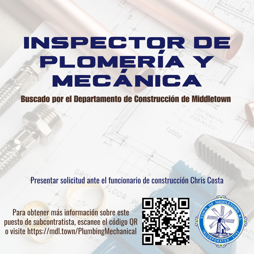 Plumbing & Mechanical Inspector Position Vacancy 121825 Spanish