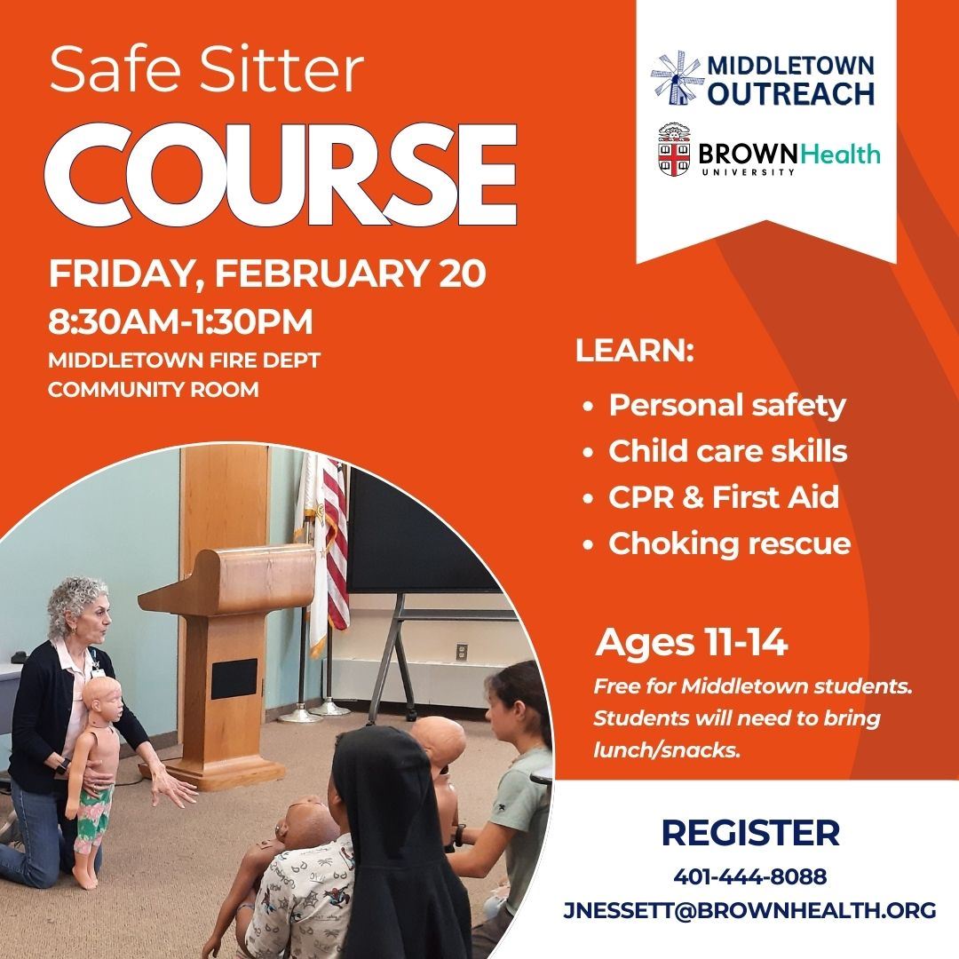 Safe Sitter English Orange With White Lettering