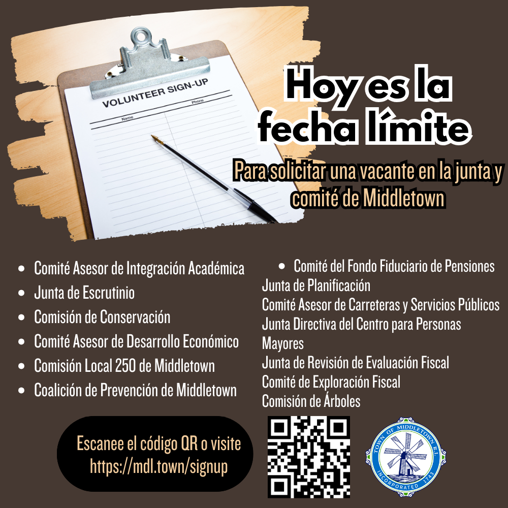 Volunteer Deadline Today Graphic With Clipboard 12626 Spanish