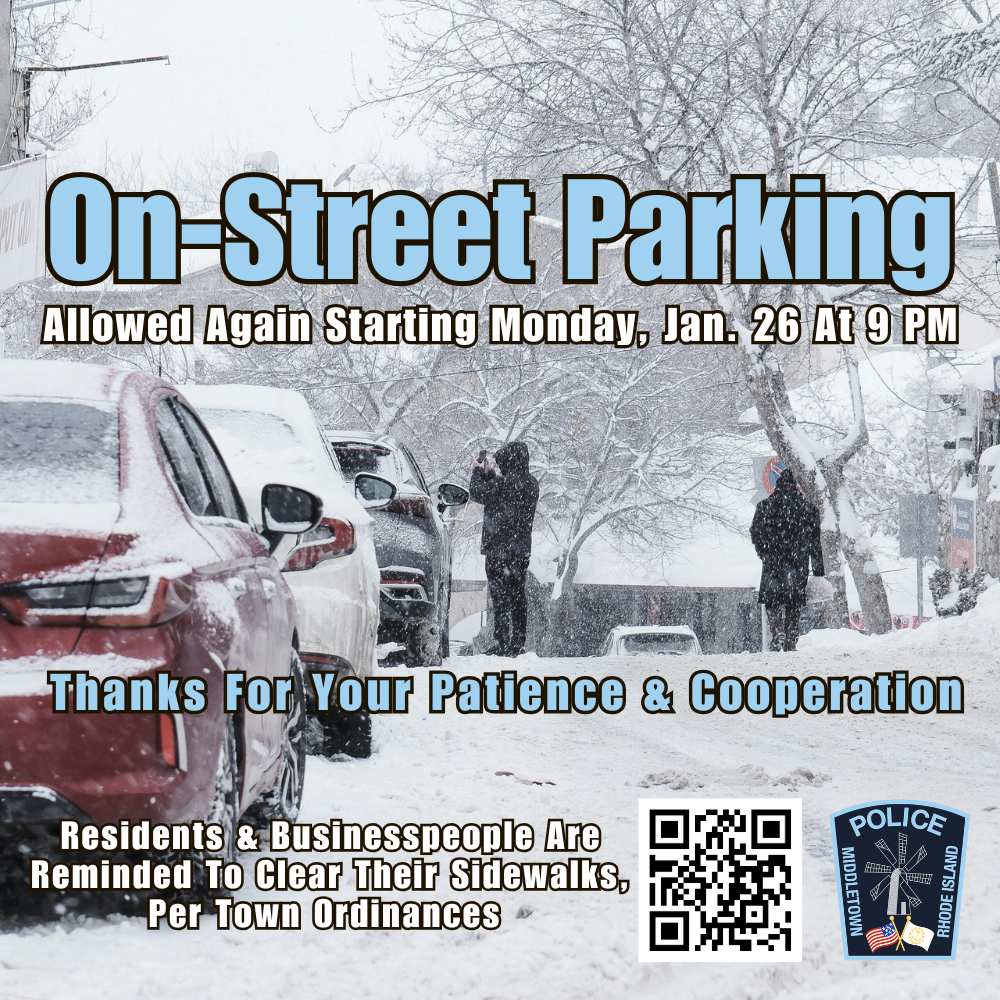 On-Street Parking Reopens The Night Of Jan. 26, 2026 