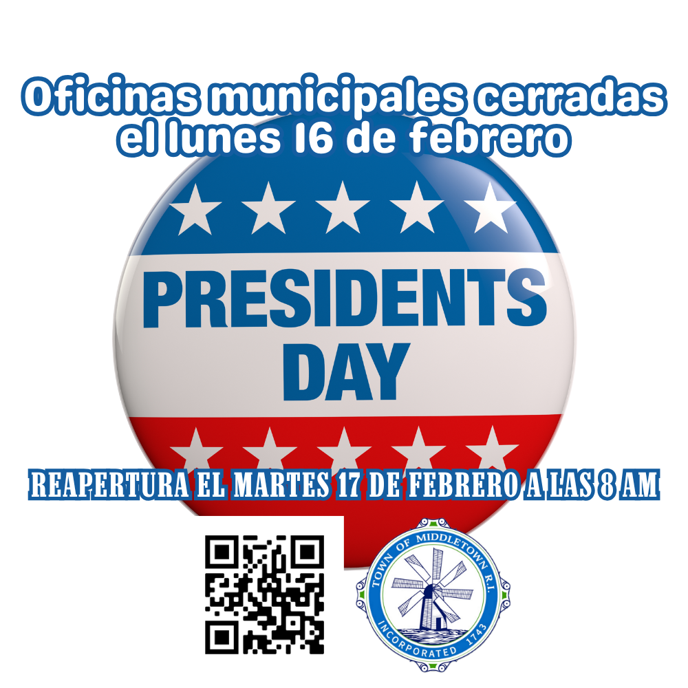 Presidents Day Graphic 2026 Red White Blue Pin Spanish