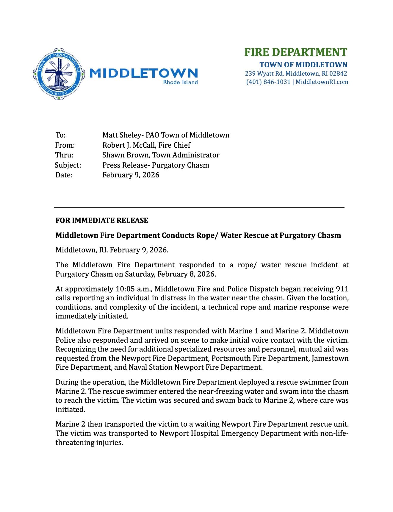 Purgatory Chasm Rescue 2726