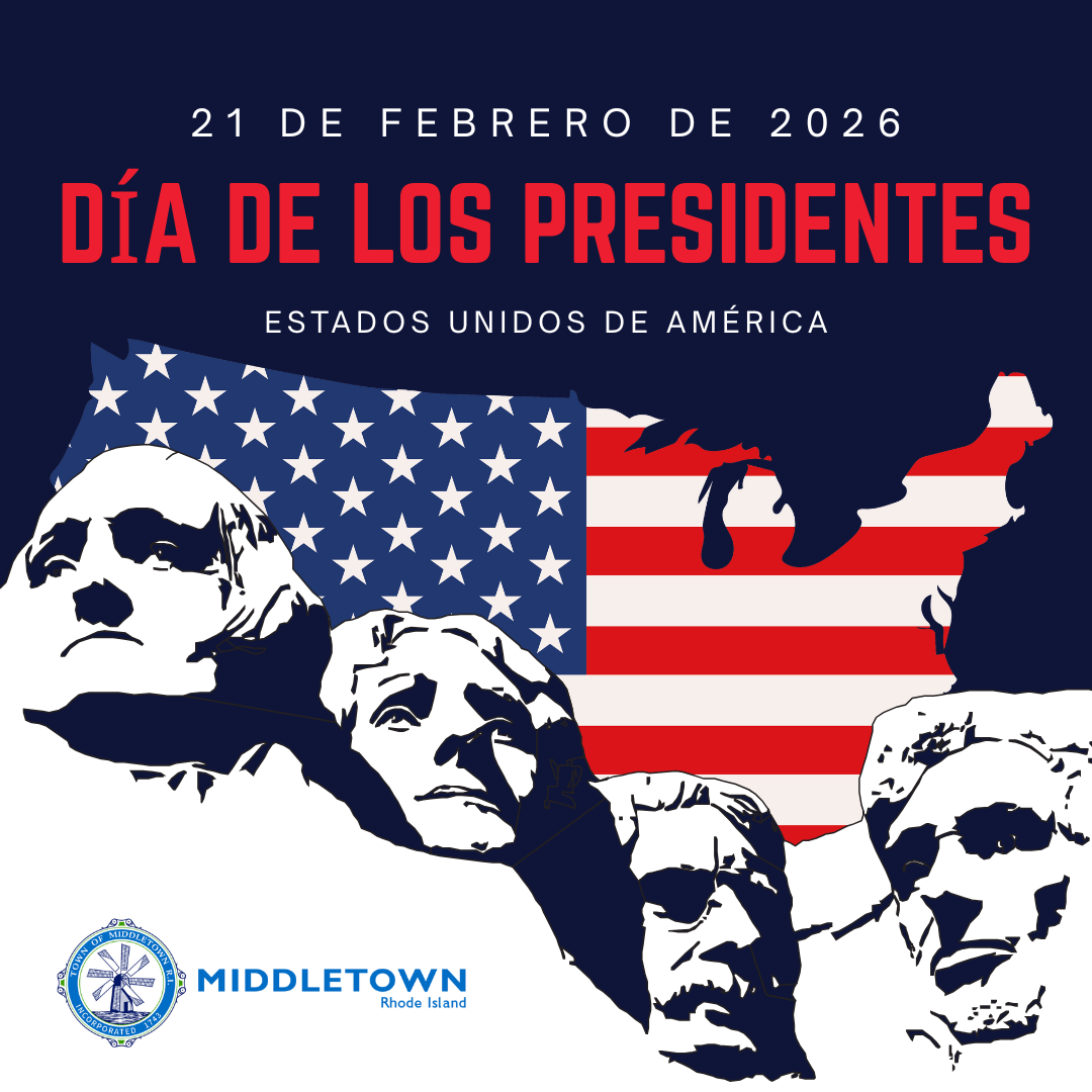 Celebrate Presidents Day Graphic USA Map Spanish