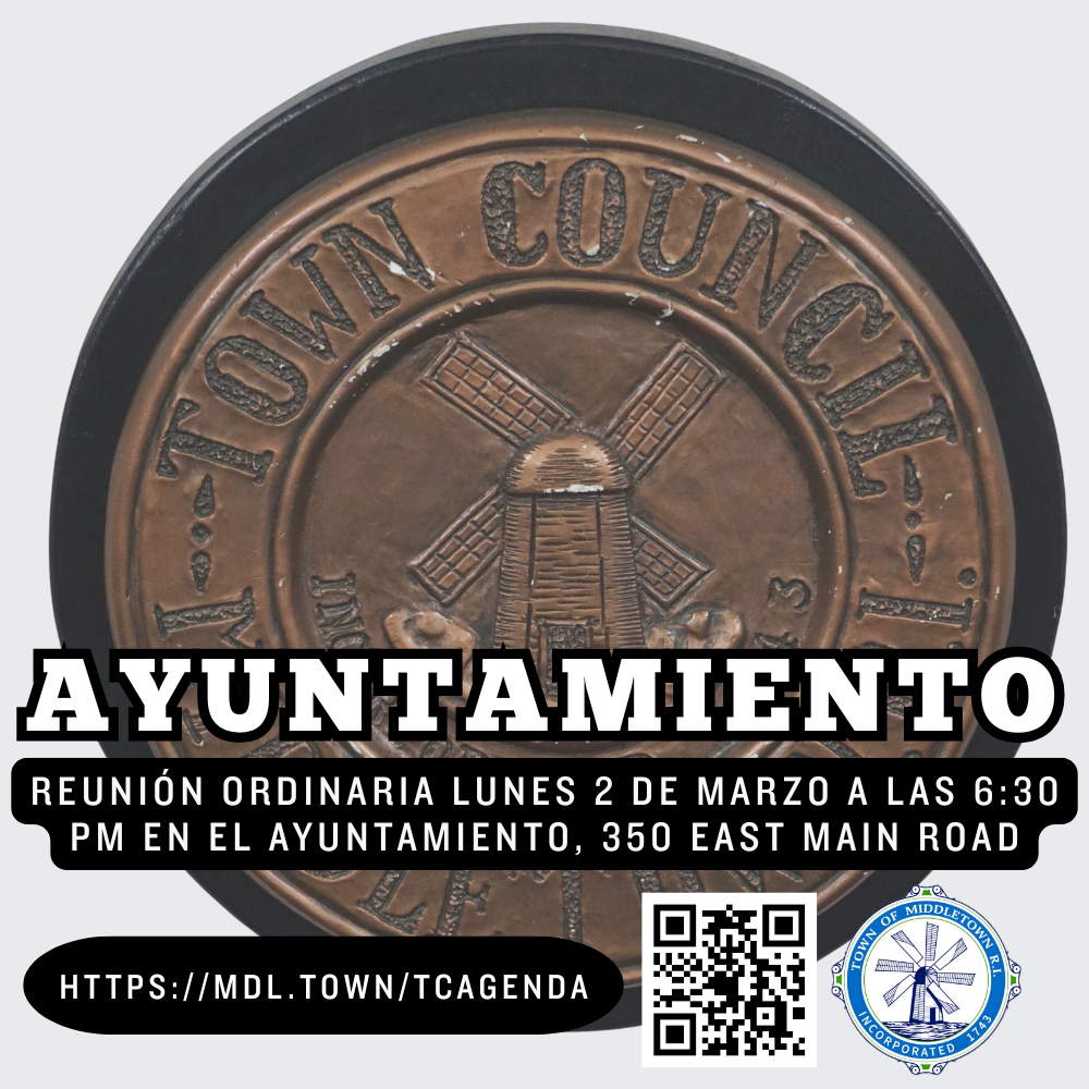 Town Council Advance Notice White 3226 Spanish