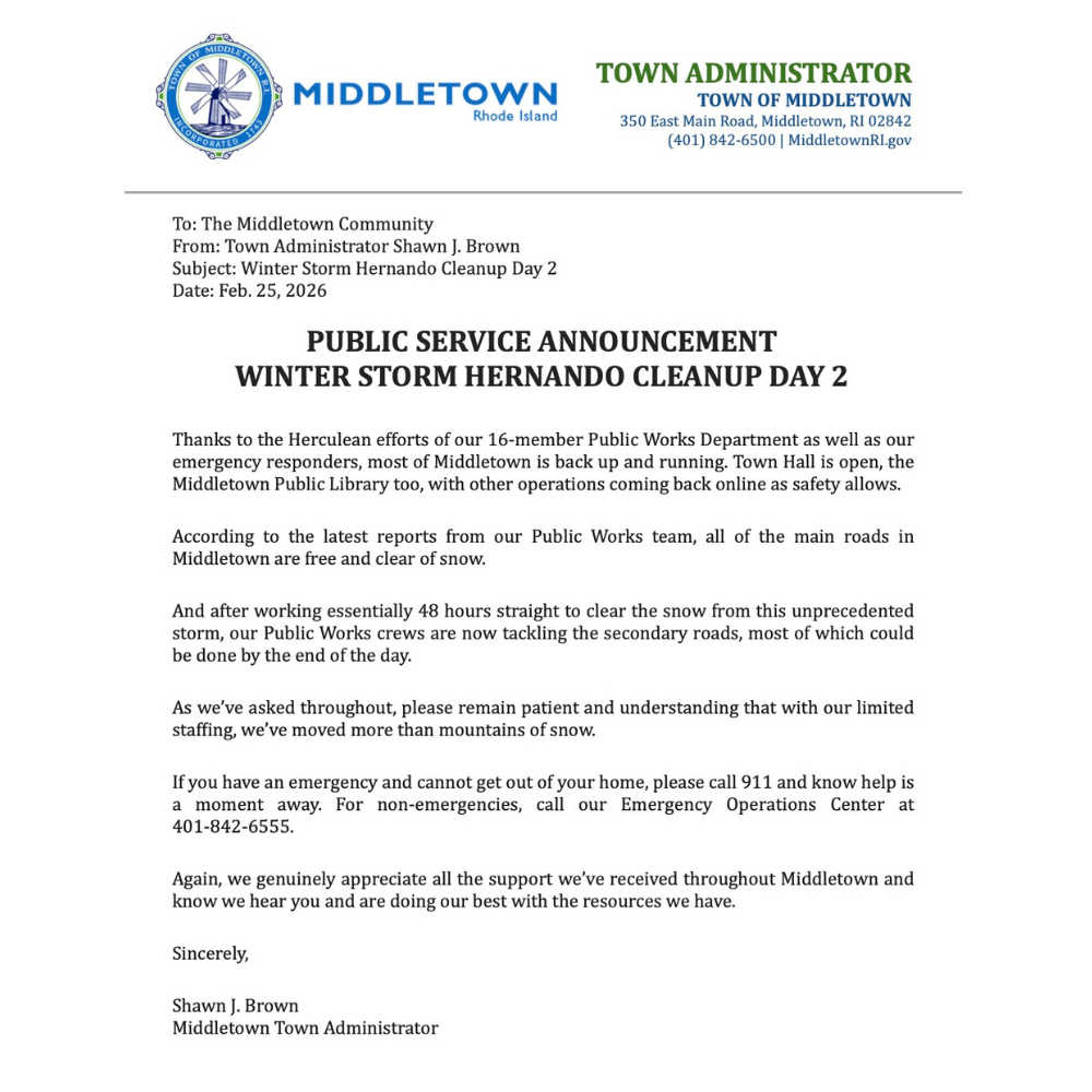 PSA 2 Winter Storm Hernando Cleanup Day 2