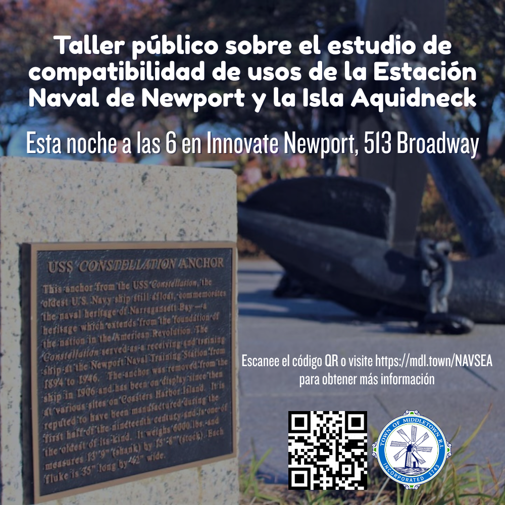 Naval Station Newport Public Planning Workshop Anchor Spanish