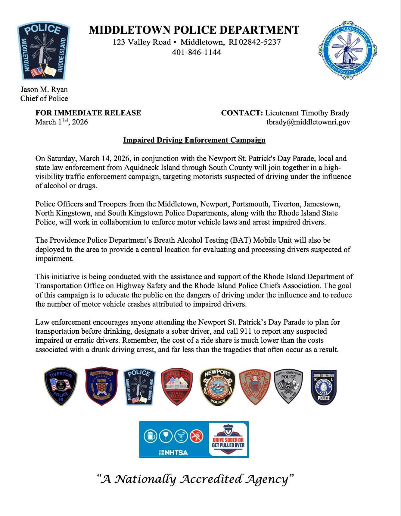 Impaired Driving Enforcement Campaign 31426