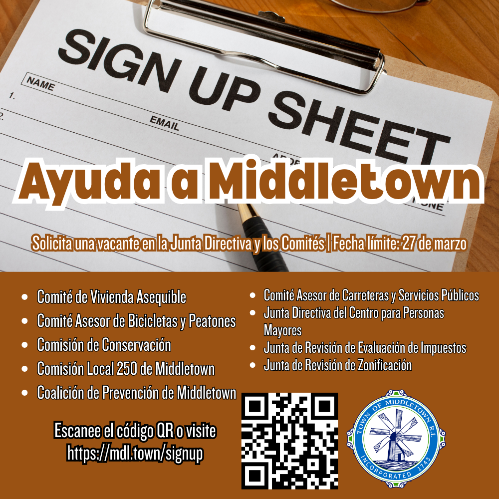 Volunteer Board & Committee Vacancy 32026 Spanish 