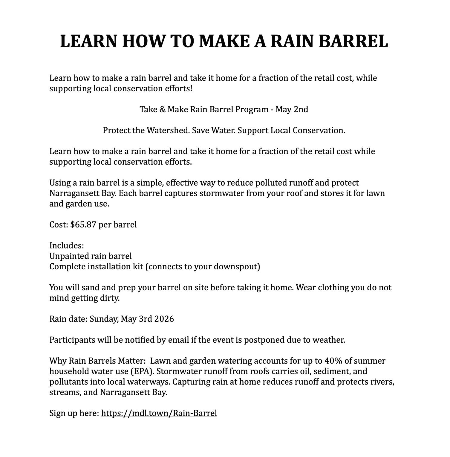 Rain Barrel Workshop Page 2