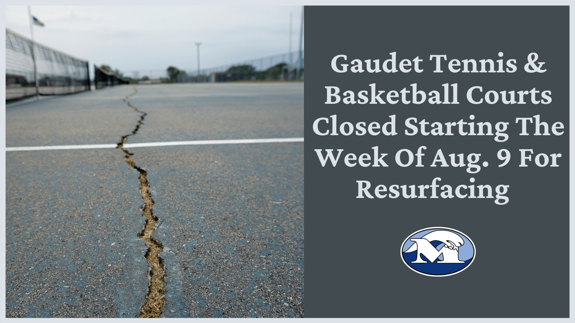 Gaudet Tennis Courts Closed-3
