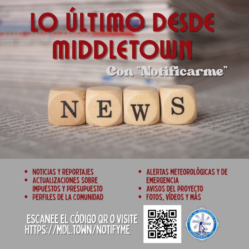 Notify Me Graphic With Red Lettering 4626 Spanish